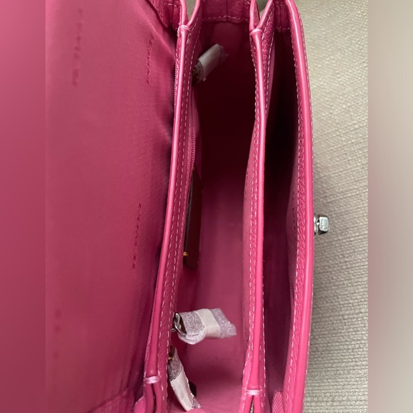 Coach Cassie Crossbody 19 With Heart Strap In Petunia with pins and rivets NWT - Picture 13 of 16